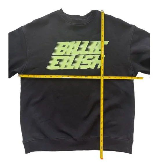 Billie Eilish Black Cotton Sweatshirt Unisex Size XS - Picture 6 of 11
